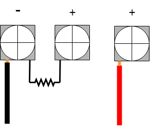 3 terminals with resistor