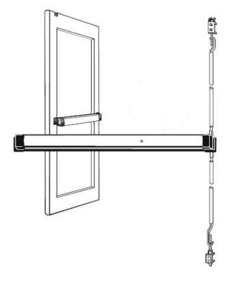 Image of aVertical Rod Electric Latch Retraction